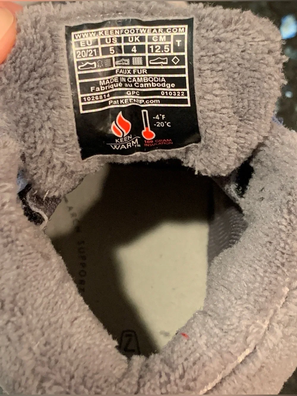 New! KEEN Kids Knotch Chukka DS Boots - Toddler Size 5 - Blue Gray Winter Snow